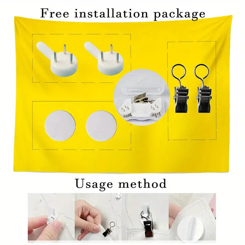 Mushroom Skull Tapestry