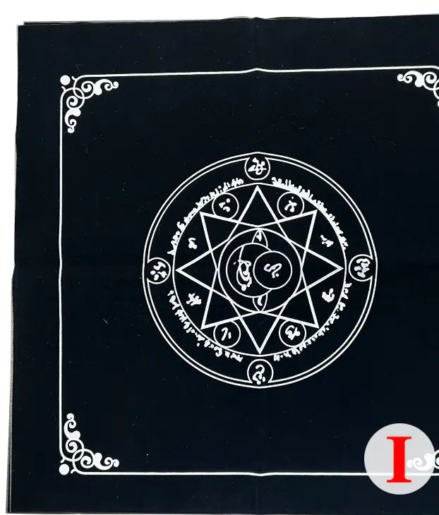 Tarot Tablecloth With Star Pattern & Velvet Material