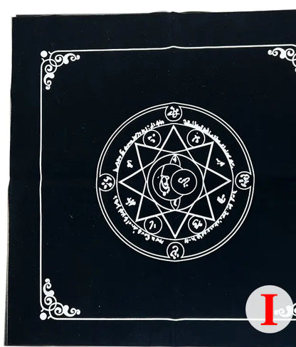 Tarot Tablecloth With Star Pattern & Velvet Material