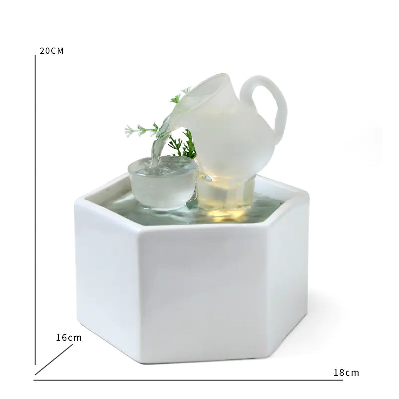 Luxury Crystal Water Fountain Sorceress Sanctuary