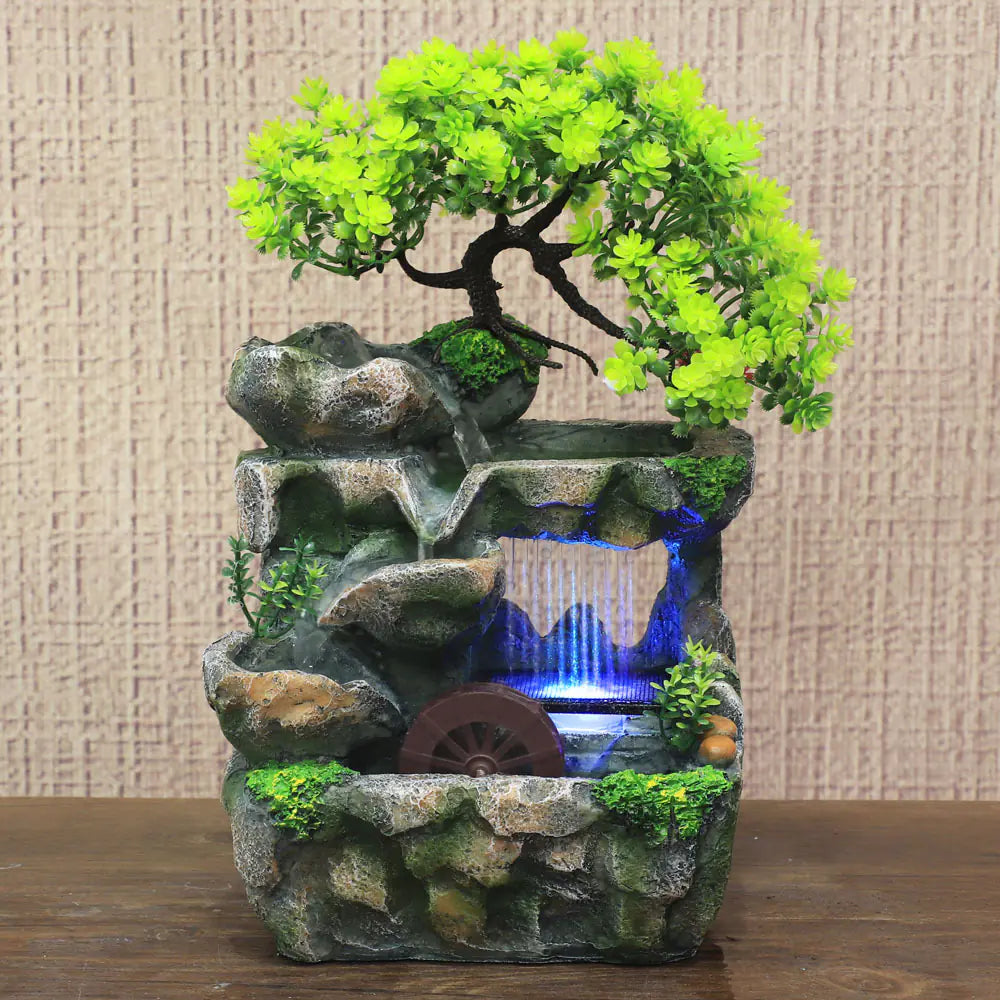 Exquisite Bonsai & Water Fountain