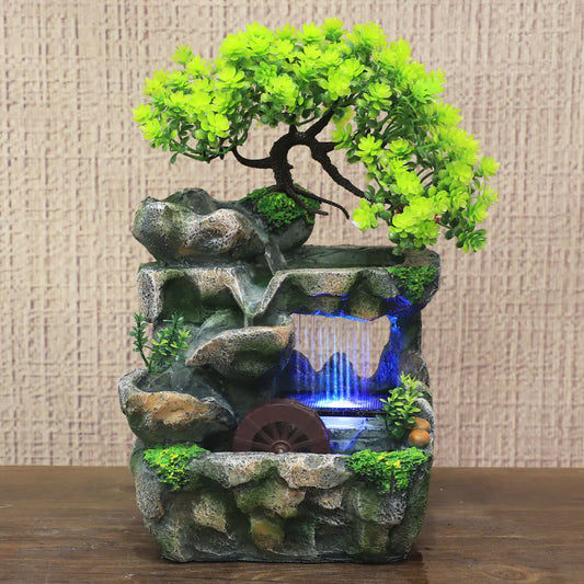 Exquisite Bonsai & Water Fountain