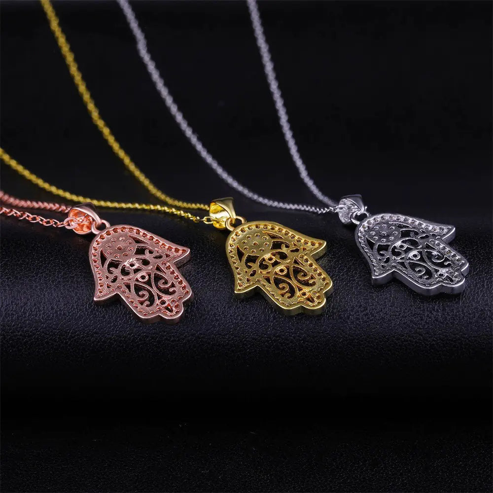 Crystal Hand Protection Necklace