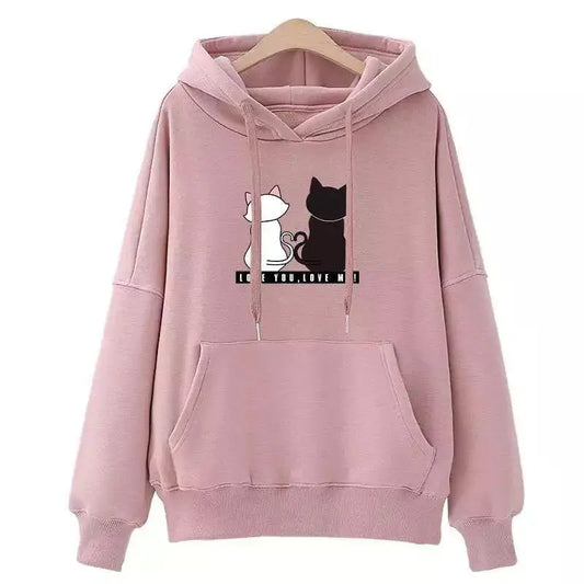 Plush Thick Velvet Cat Hoodie