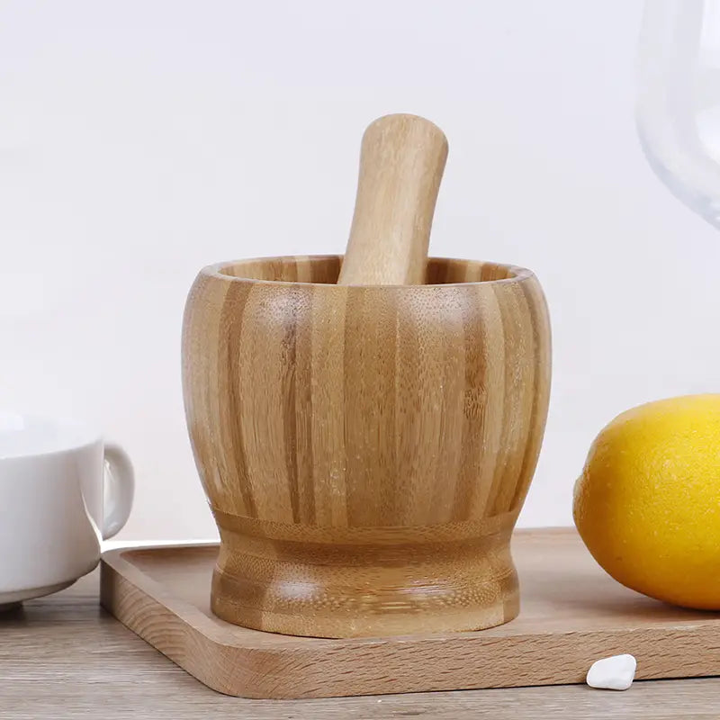 Witch’s Mill | Wooden Mortar & Pestle Set