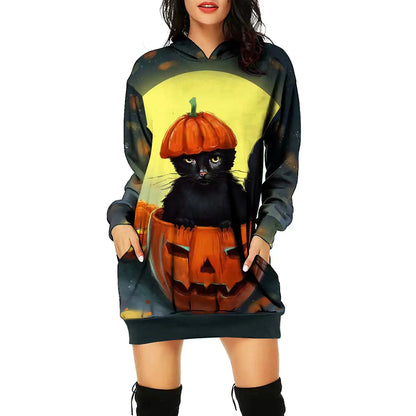 Spooky Print Dress