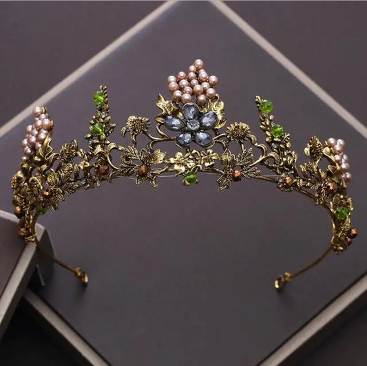 Enchanted Forest | Crystal Flower Tiara