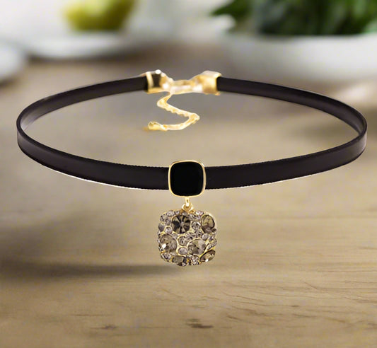 Geometric Crystal Necklace
