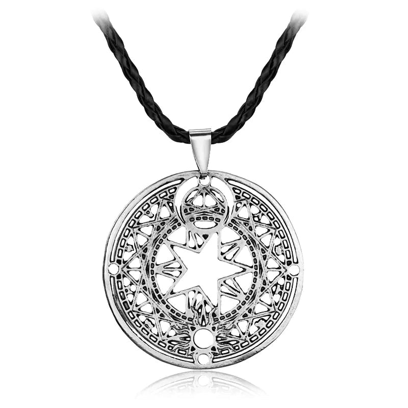 Magic Circle Pendant Necklace Sorceress Sanctuary