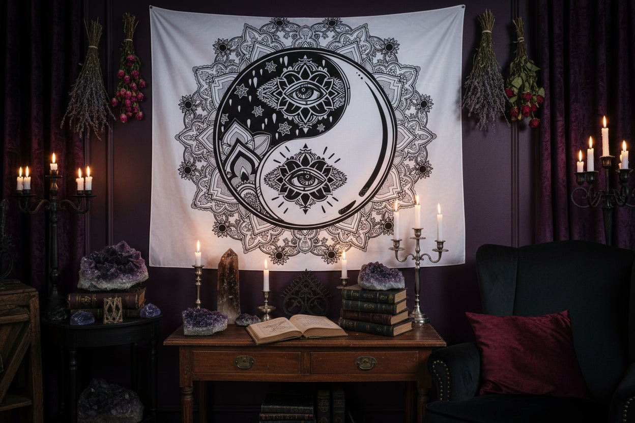 Home Decor Tapestry Wall Hanging Decor Sorceress Sanctuary
