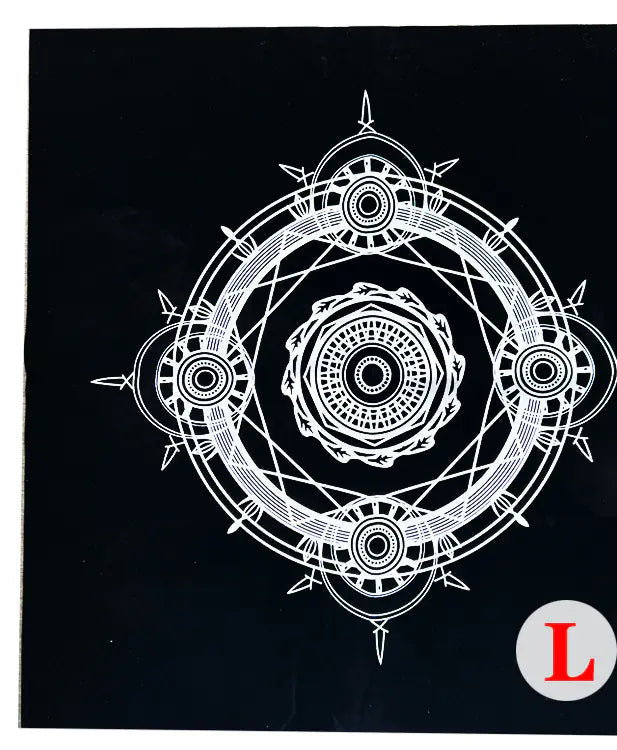Tarot Tablecloth With Star Pattern & Velvet Material