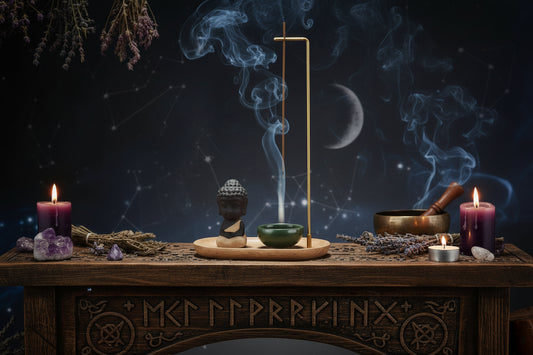 Zen Incense Burner - Sorceress Sanctuary Three-piece set of inverted incense insert opening type-Three-piece set of inverted incense insert R type