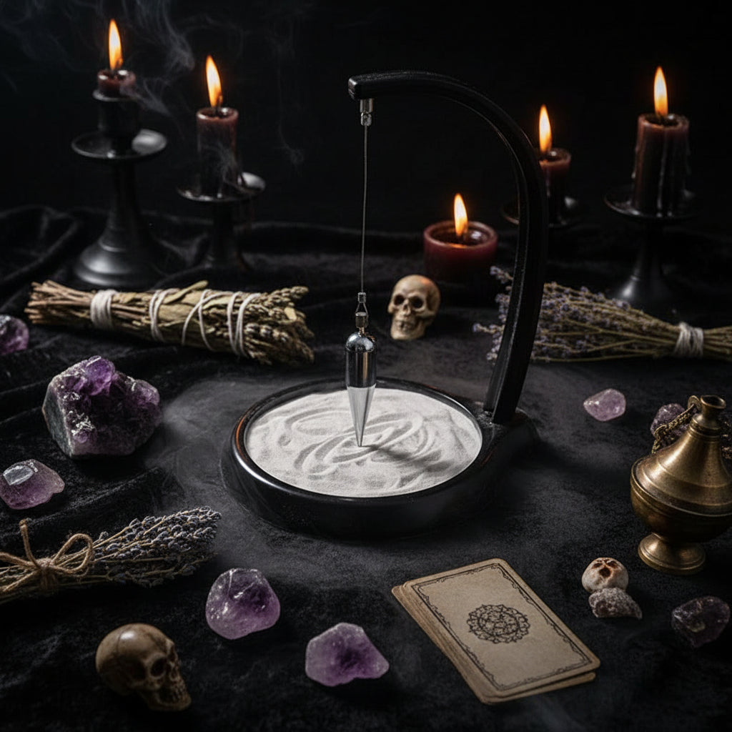 Zen Sand Pendulum - Sorceress Sanctuary Black / High 39cm