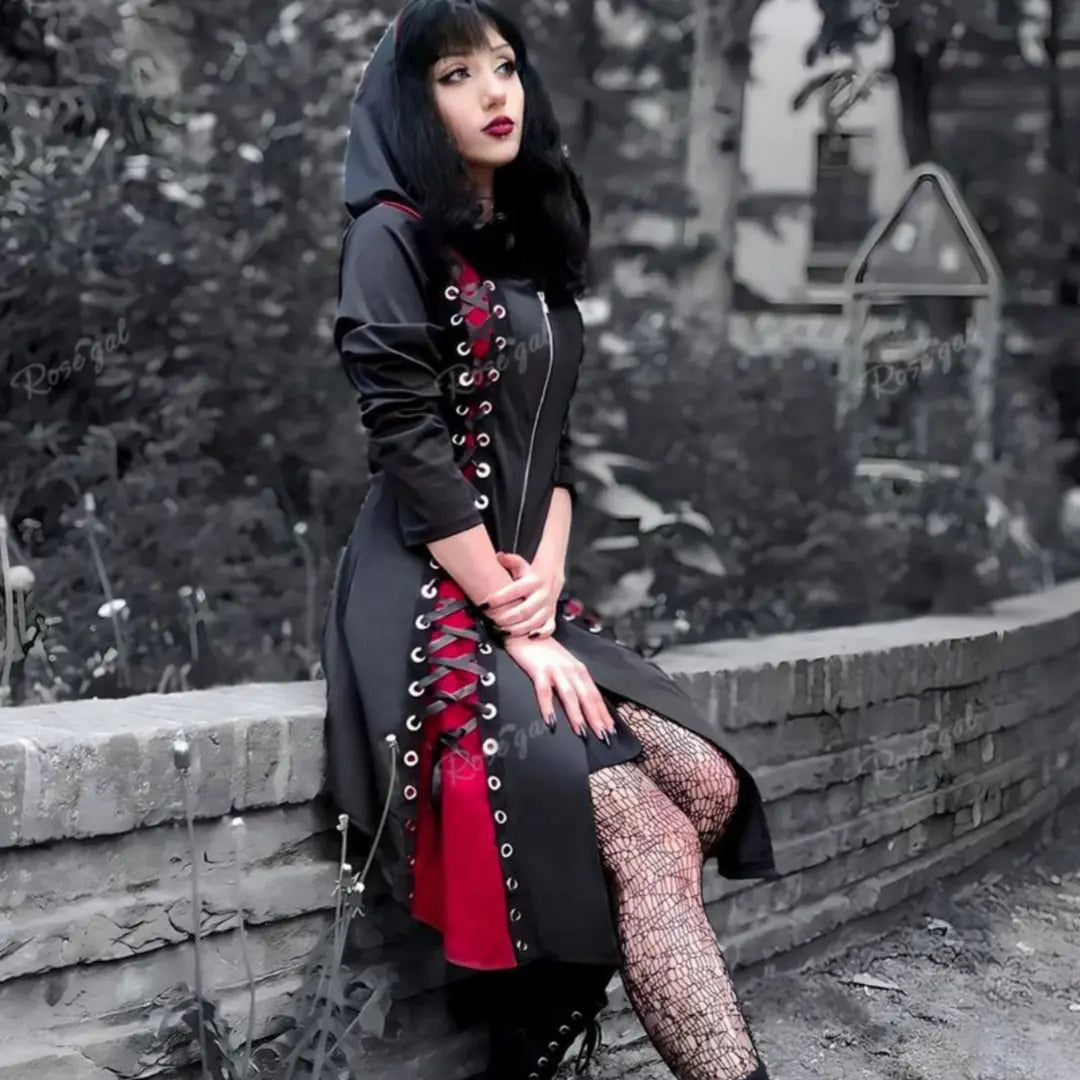 Witch Hooded Dress
