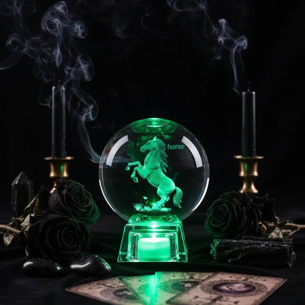 Zodiac Crystal Ball - Sorceress Sanctuary Dog / 6 cm-Dog / 8 cm-Rabbit / 6 cm-Rabbit / 8 cm-Chicken / 6 cm