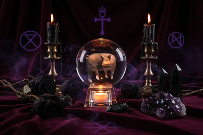 Zodiac Crystal Ball - Sorceress Sanctuary Dog / 6 cm-Dog / 8 cm-Rabbit / 6 cm-Rabbit / 8 cm-Chicken / 6 cm
