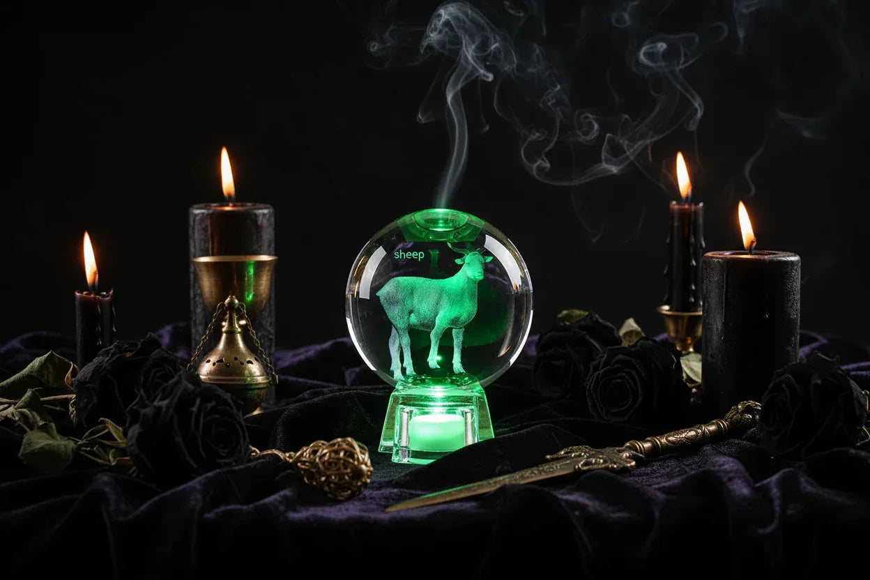 Zodiac Crystal Ball - Sorceress Sanctuary Dog / 6 cm-Dog / 8 cm-Rabbit / 6 cm-Rabbit / 8 cm-Chicken / 6 cm