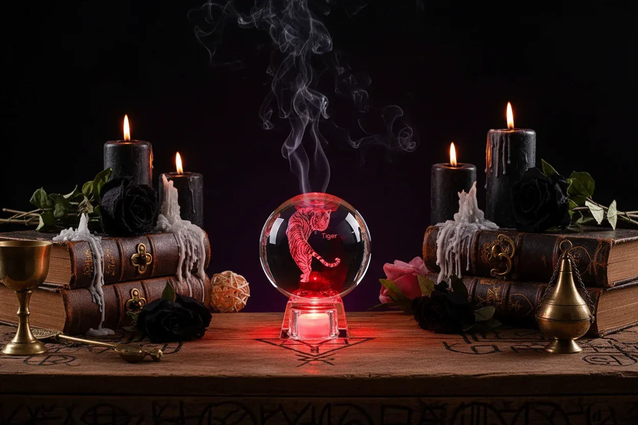 Zodiac Crystal Ball - Sorceress Sanctuary Dog / 6 cm-Dog / 8 cm-Rabbit / 6 cm-Rabbit / 8 cm-Chicken / 6 cm