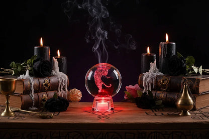 Zodiac Crystal Ball - Sorceress Sanctuary Dog / 6 cm-Dog / 8 cm-Rabbit / 6 cm-Rabbit / 8 cm-Chicken / 6 cm