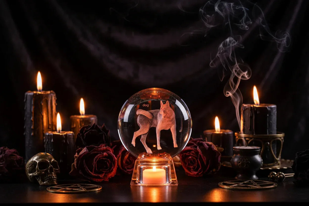 Zodiac Crystal Ball - Sorceress Sanctuary Dog / 6 cm-Dog / 8 cm-Rabbit / 6 cm-Rabbit / 8 cm-Chicken / 6 cm