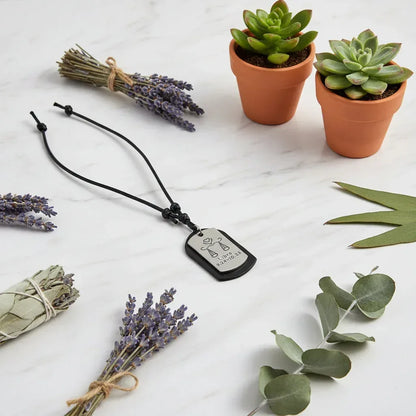 Zodiac Leather Necklace - Sorceress Sanctuary aquarius-Aries-Cancer constellation-Pisces-libra