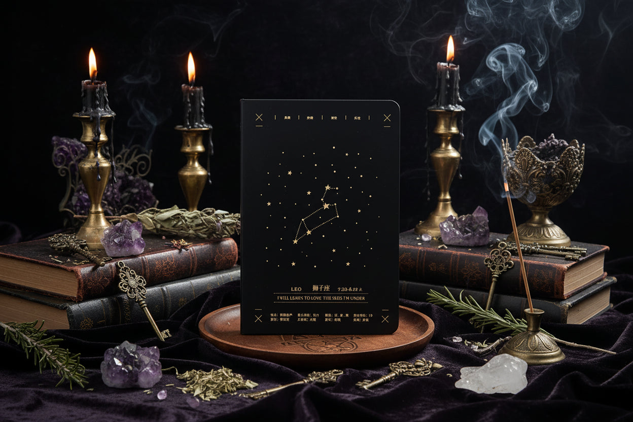 Zodiac Vintage Journal - Sorceress Sanctuary Leo-Aquarius-Gemini-Sagittarius-Cancer