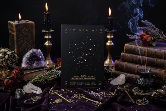 Zodiac Vintage Journal - Sorceress Sanctuary Leo-Aquarius-Gemini-Sagittarius-Cancer
