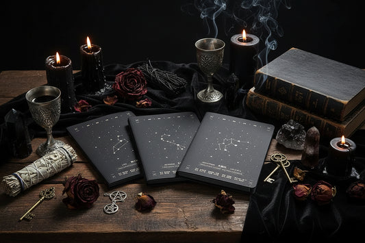Zodiac Vintage Journal - Sorceress Sanctuary Leo-Aquarius-Gemini-Sagittarius-Cancer