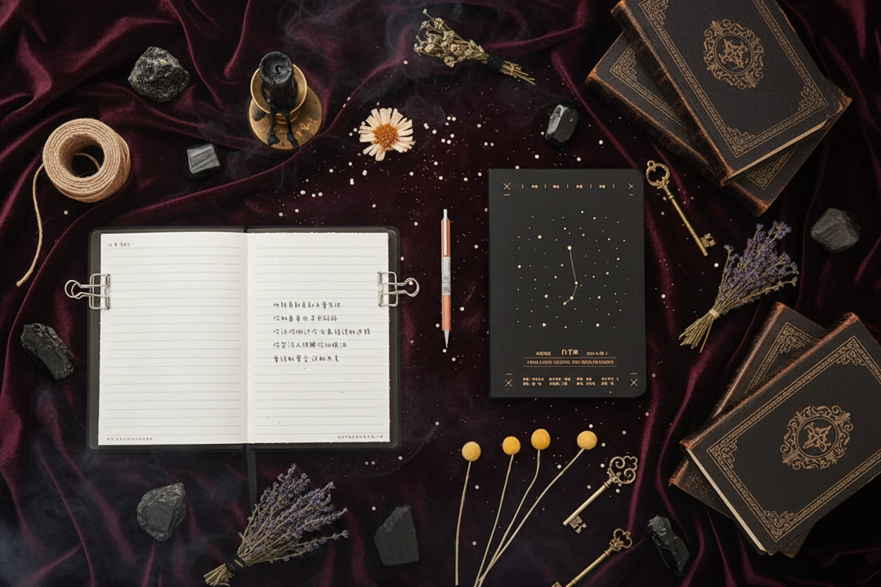 Zodiac Vintage Journal - Sorceress Sanctuary Leo-Aquarius-Gemini-Sagittarius-Cancer