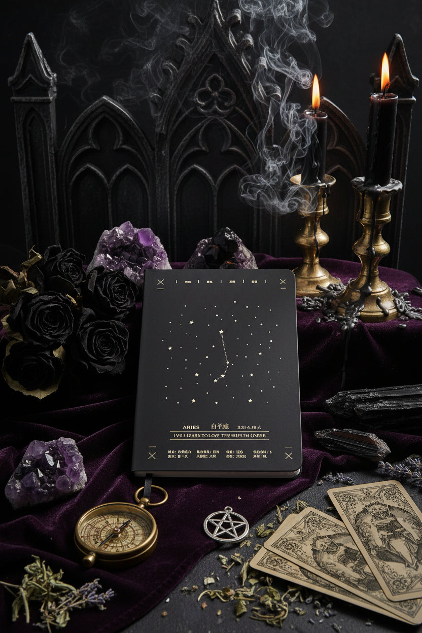 Zodiac Vintage Journal - Sorceress Sanctuary Leo-Aquarius-Gemini-Sagittarius-Cancer