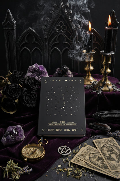 Zodiac Vintage Journal - Sorceress Sanctuary Leo-Aquarius-Gemini-Sagittarius-Cancer