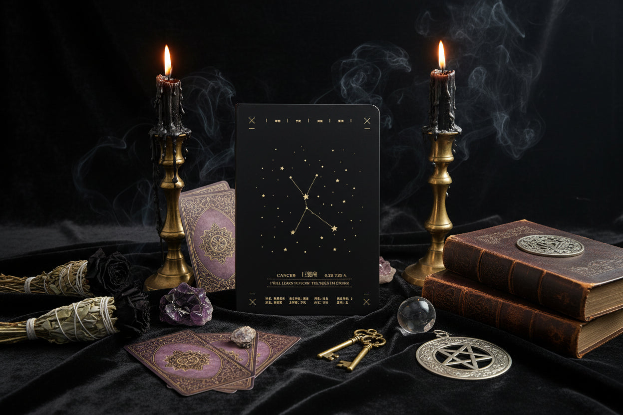 Zodiac Vintage Journal - Sorceress Sanctuary Leo-Aquarius-Gemini-Sagittarius-Cancer