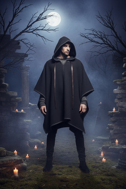 Woolen Cape Shawl Pullover Coat Sorceress Sanctuary
