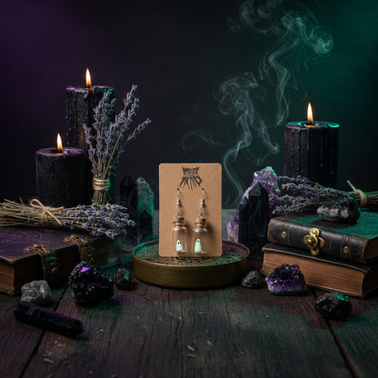 Adopt a Ghost Necklace with Glow-in-the-Dark Bottle Sorceress Sanctuary