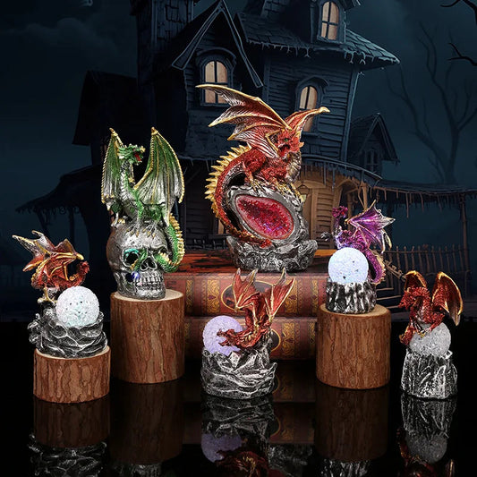 Halloween Pterodactyl Ornaments and Glow Dragon Eggs Sorceress Sanctuary