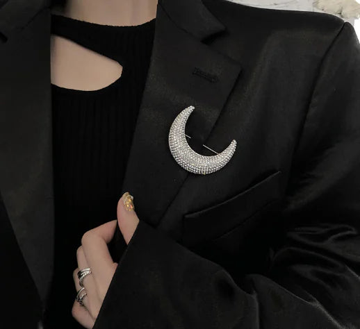 Celestrial Moon Brooch