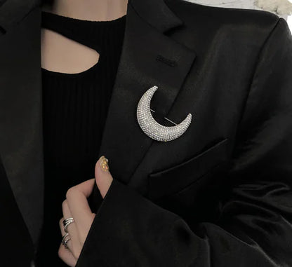 Celestrial Moon Brooch