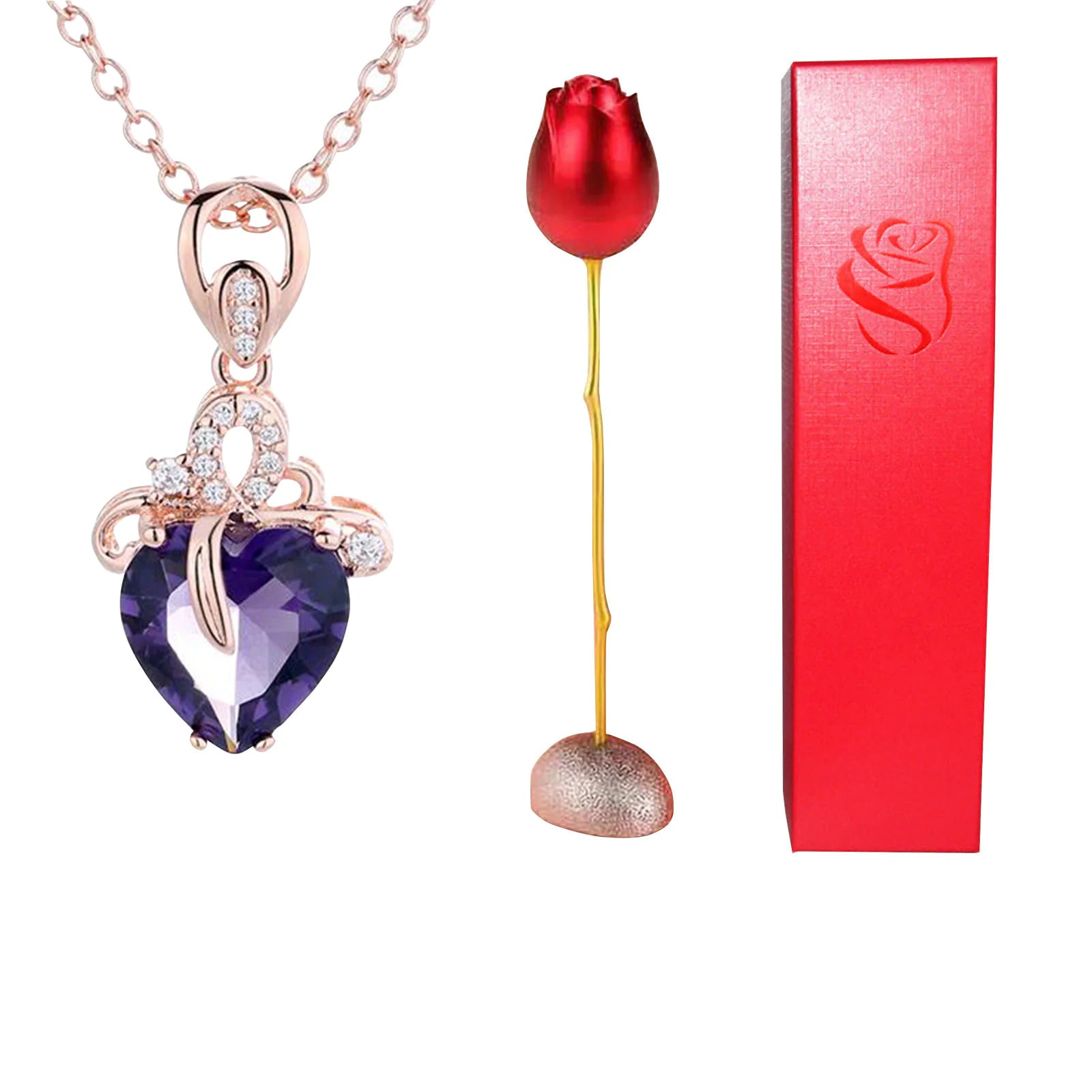 Heart Shaped Crystal Pendant Sorceress Sanctuary