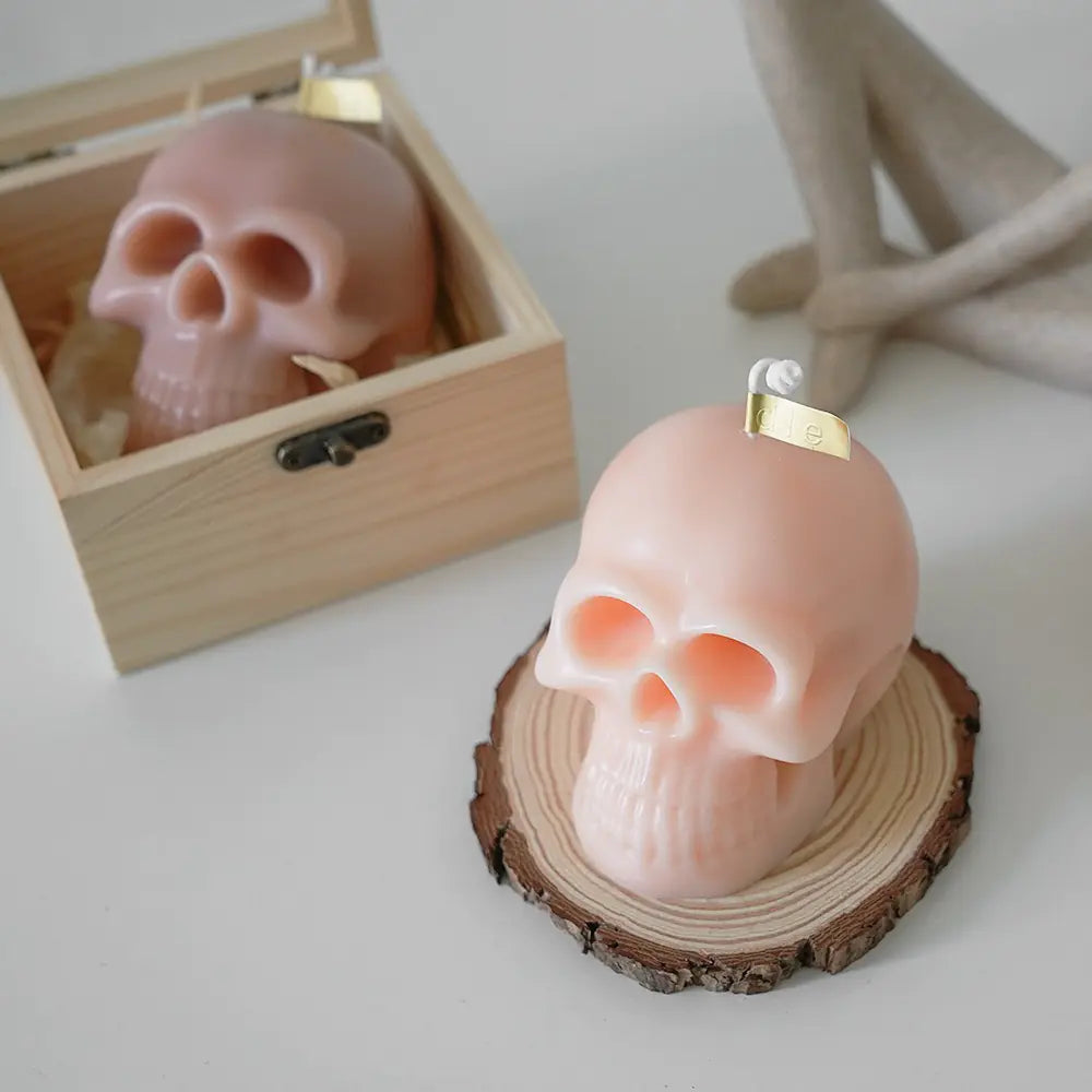 Cursed Skull Candle