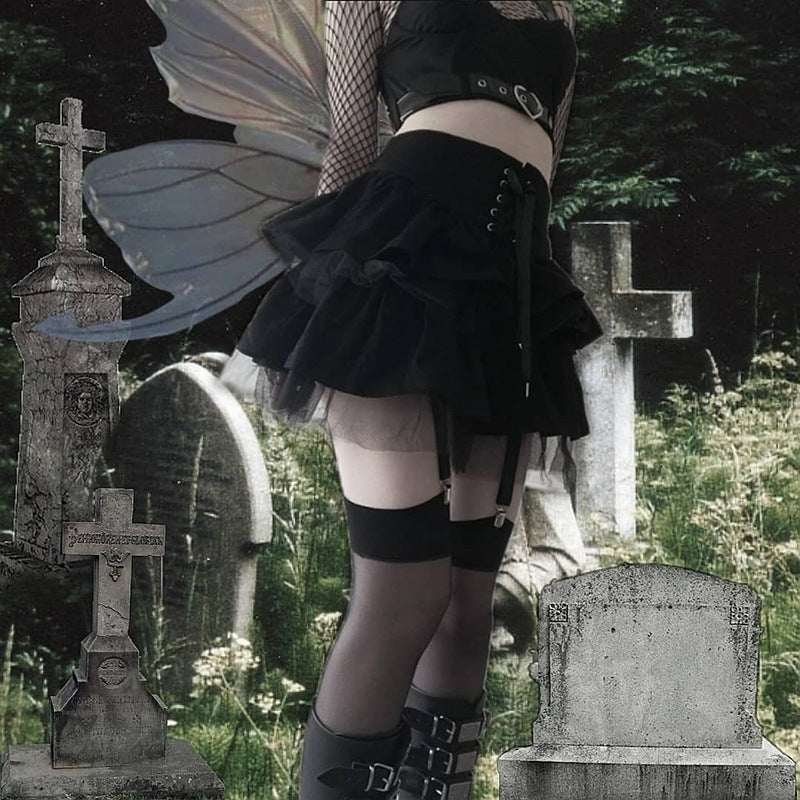 Witch Lace-up Skirt
