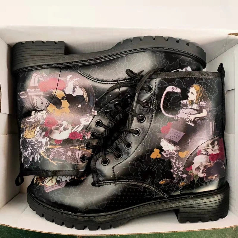 Witchy Combat Boots