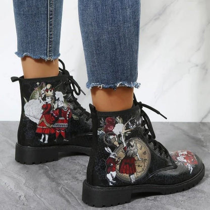 Witchy Combat Boots