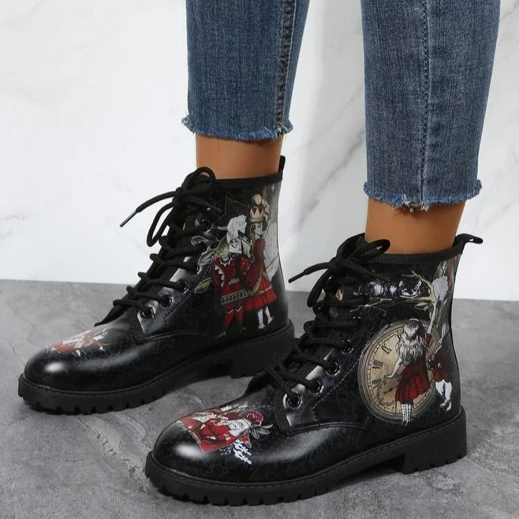 Witchy Combat Boots