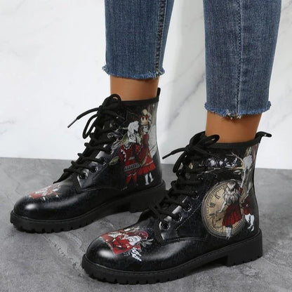 Witchy Combat Boots