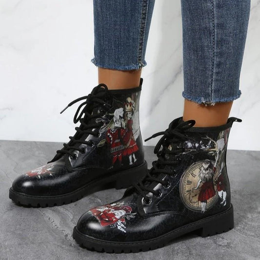Witchy Combat Boots