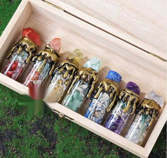 Enchanted Crystal Bottle Sorceress Sanctuary