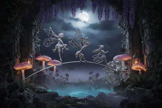 FairyCraft Garden Fairy Metal Art Decoration (One Piece) Sorceress Sanctuary