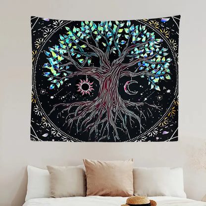 Tree of Life Tapestry Wall Hanging for Home Decor