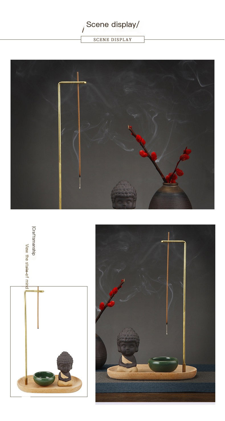 Ceramic Incense Burner Set | Zen Aesthetic 3 Pc Sorceress Sanctuary