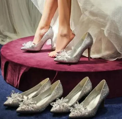 Moonlit Crystal Heels